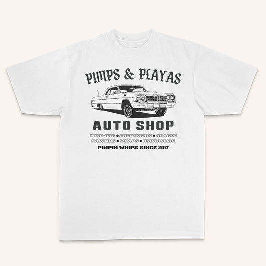 Auto Shop Tee (White)