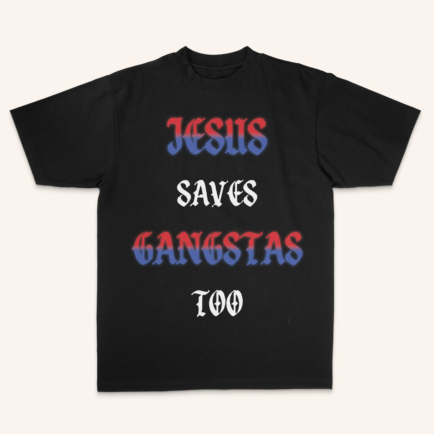 Jesus Saves Tee (Black)