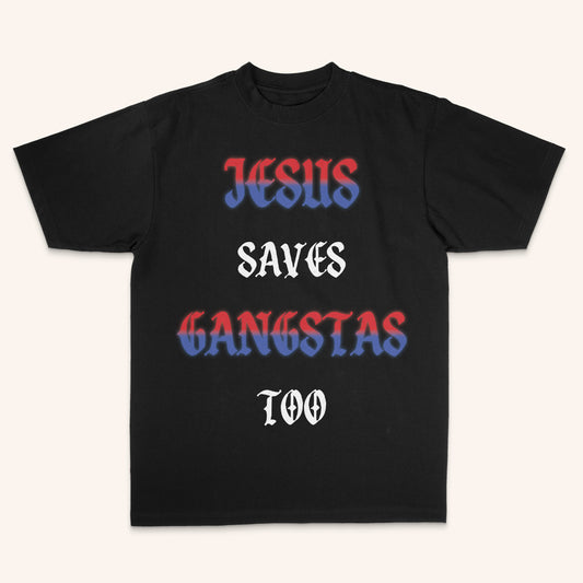 Jesus Saves Tee (Black)